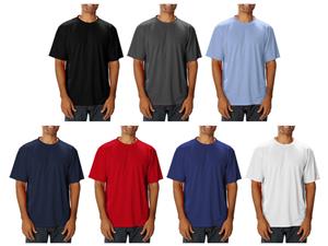 Blue Generation Men's SS Wicking Crew Neck T-Shirt