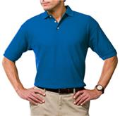 Blue Generation Men's SS Solid Wicking Polo Shirts Blue Generation Men's SS Solid Wicking Polo Shirts