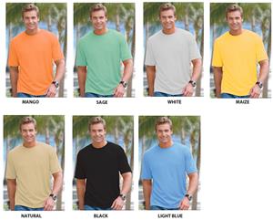 Mens Crew Neck UV Resistant Bamboo Tees Shirt