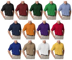 Blue Generation SS Teflon Treated Pique Polo Shirt