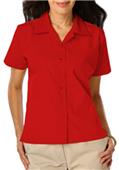 Blue Generation Ladies SS Poplin Camp Shirts Blue Generation Ladies SS Poplin Camp Shirts