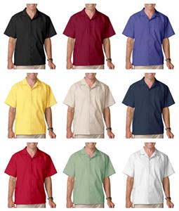 Blue Generation Men's SS Poplin Camp Shirts