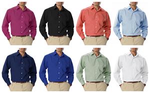 Blue Generation Men's LS Stretch Poplin Shirts
