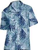 Blue Generation Adult Tonal Print Camp Shirts Blue Generation Adult Tonal Print Camp Shirts