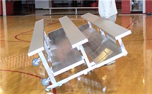 2 and 3 Row Tip and Roll (Standard Rise) Bleachers