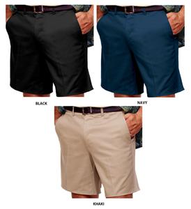 Blue Generation Men's Flat Front Twill Shorts