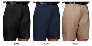 Blue Generation Ladies Flat Front Twill Shorts
