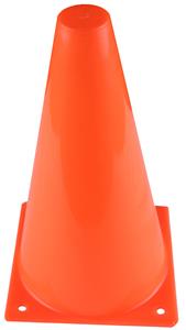 9" Tall - Orange Plastic Athletic/Field Cone-EACH