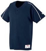 Wilson 1-Button Polyester Placket Baseball Jersey