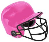 ALL-STAR Pink Batting Helmet w/Face Guard-NOCSAE