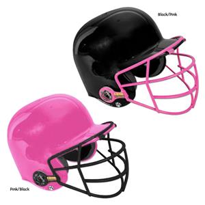 ALL-STAR Pink Batting Helmet w/Face Guard-NOCSAE