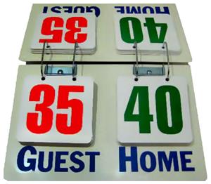 Champion Deluxe Tabletop Flip Scorer Scoreboards