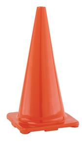 Champion 28" Hi Visibility Flexible Vinyl Cone