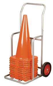 Champion Sports 1" Steel Cone Cart On Wheels