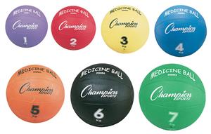 Champion Sports Rubber Medicine Balls
