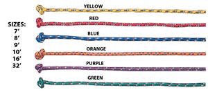 Champion Sports Nylon Braided Jump Ropes Set of 6