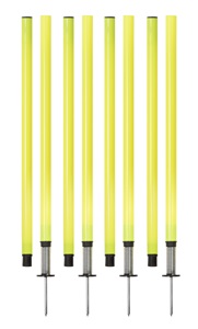 Champion Outdoor Agility Poles Spring Loaded (Set)