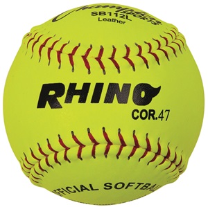 Champion NFHS Leather 12" Softballs (DOZEN)