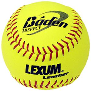 Baden Lexum Fast Pitch NFHS Cork Core Softballs/DZ