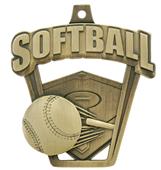 Hasty Awards 2.5" ProSport Softball Medals Hasty Awards 2.5" ProSport Softball Medals