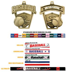 Hasty Awards ProSport Baseball Medals