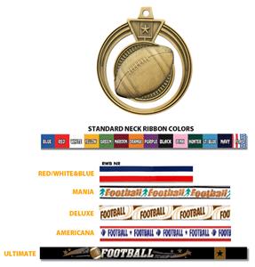 Hasty Awards 2.5" Eclipse Football Medals