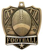 Hasty Awards 2.5" Shield Football Medals Hasty Awards 2.5" Shield Football Medals