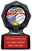Hasty Awards 5" / 6" Volleyball Black Ice Trophies Hasty Awards 5" / 6" Volleyball Black Ice Trophies