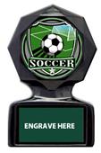 Hasty Awards 5" or 6" Soccer Black Ice Trophy