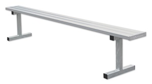 Players Aluminum Bench Without Backrests 3 Sizes