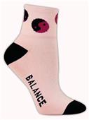 Red Lion Yin Yang 1/4 Crew Athletic Socks