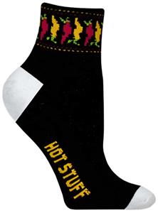 Red Lion Mens Chili Pepper 1/4 Crew Athletic Socks