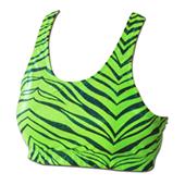 Pizzazz Cheerleaders Zebra Glitter Sports Bras Pizzazz Cheerleaders Zebra Glitter Sports Bras