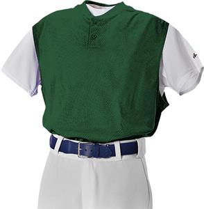 Alleson 524VST Two Button Mesh Baseball Vests