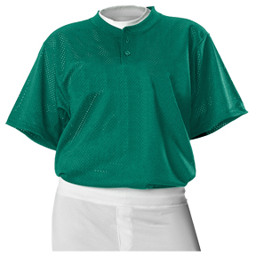 Alleson 524MSH Two Button Mesh Baseball Jerseys