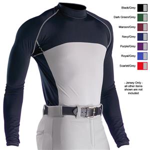 Alleson 507TLY Youth Mock Neck Baseball Jerseys