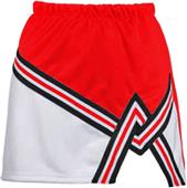 Teamwork 2 Color A-line Cheer Skirt with Trim Teamwork 2 Color A-line Cheer Skirt with Trim