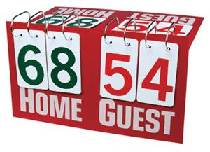 Getz deluxe flip table top sports scoreboards