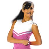 Alleson Pink V-Shell Cheerleaders Uniform Top