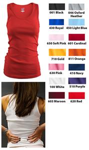 Soffe Juniors Boy Beater Rib Knit Tank Tops