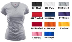 Soffe Juniors V-Neck Tissue Tee Shirts