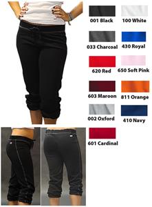 Soffe Juniors & Girls Football Capri Sweat Pants