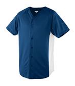 Augusta Wicking Color Block Button Front Jerseys