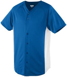 Augusta Youth Wicking Button Front Jerseys