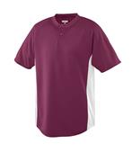 Augusta Wicking Color Block Two-Button Jerseys