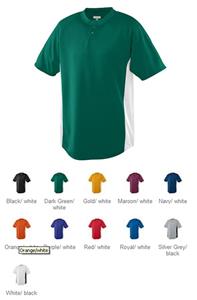 Augusta Youth Wicking Two-Button Jerseys