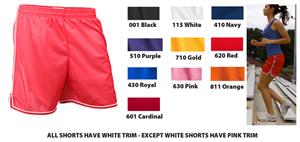 Soffe Juniors & Girls Mesh Sport Shorts