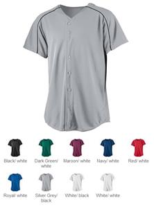 Augusta Wicking Button Front Baseball Jerseys
