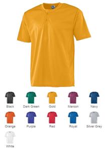 Augusta Sportswear Mesh Two-Button Baseball Jersey