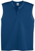 Augusta Mesh Sleeveless Two-Button Jerseys